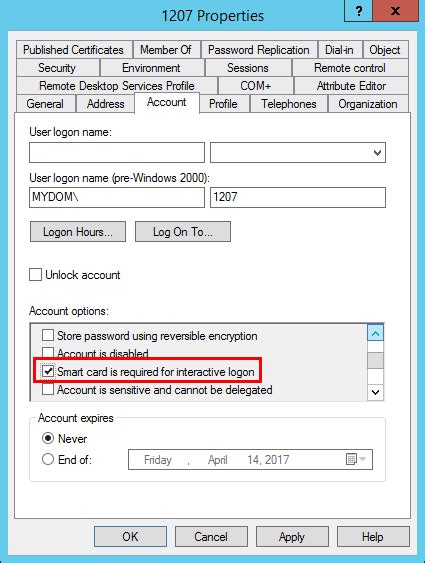 interactive logon disable smart card requirement for applications|enable smart card authentication.